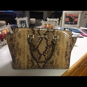 MK snakeskin bag!